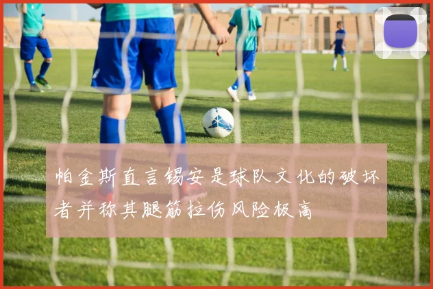 帕金斯直言锡安是球队文化的破坏者并称其腿筋拉伤风险极高